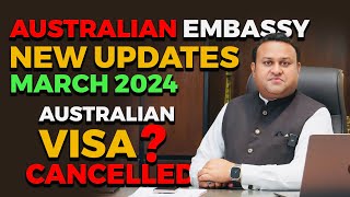 Australian Study Visa Updates 2024  Visa Cancelled  New Changes for Students  Ailya Consultants [upl. by Trill684]