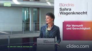 Sahra Wagenknecht Mit einem EUBeitritt der Ukraine tun wir Putin einen Gefallen [upl. by Ardnwahs]