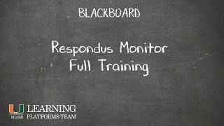 Full Training Session  Respondus Monitor [upl. by Neelak599]