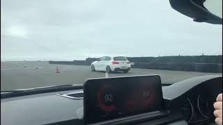 Crail Raceway 14 Mile BMW 330D Stage 1 vs BMW M135i [upl. by Valencia]