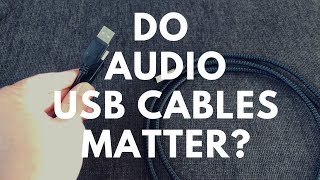 Do Audio USB Cables Matter Audioquest Carbon USB etc [upl. by Azer]