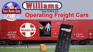 Williams by Bachmann • Operating Freight Cars [upl. by Sarine]