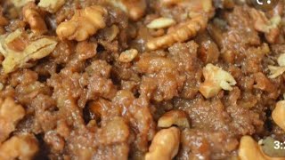 Akhrot Ka Halwa RecipeWinter Special Walnut Halwa RecipeEasy Recipe [upl. by Aliehc]