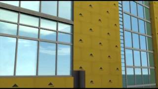 Rainscreen F211  Install Video Flat Panels  HPL Fiber Cement Fiber Concrete [upl. by Nosnor]