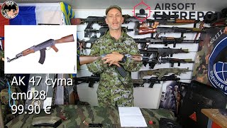 AIRSOFT AK 47 cyma cm028 MOINS de 100€ pour débuter en russe [upl. by Iv148]