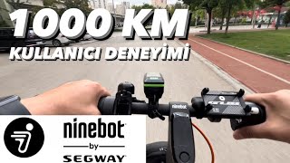 1000 Km Kullanıcı Deneyimi  Segway Ninebot F2 Pro [upl. by Risley]