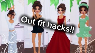 10 out fit hacks for you dresstoimpress summerupdate hacks 🏝️🐚🌊🌸🌺 [upl. by Kirimia]