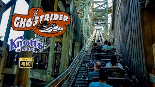 2023 Ghost Rider Roller Coaster On Ride 4K POV Knotts Berry Farm [upl. by Maggy]