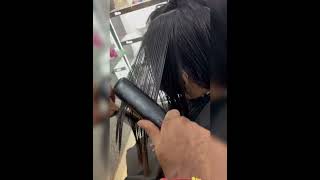 Hair relaxing treatment smoothhairs straighthairrepearhairprotinetreatment [upl. by Latonia]