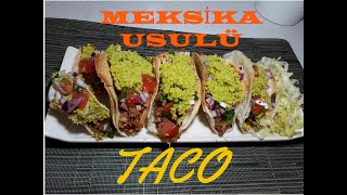 TACO NASIL YAPILIRMEKSİKA USULÜAVAKADOLU TACO [upl. by Lennor528]