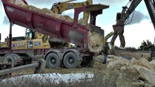 Tempête Oléron 2014 Les Travaux côtiers de La Perroche [upl. by Einaoj891]