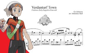 Verdanturf Town  Pokémon RSE Piano cover [upl. by Tecla572]