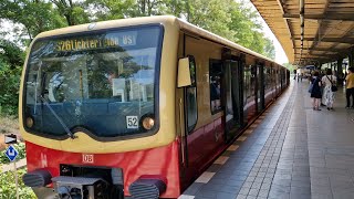 Mitfahrt in der S26 von Teltow Stadt bis Lichterfelde Ost in der BR 481 Mod 3861 [upl. by Ettennan]