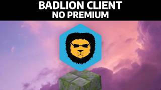 Cómo INSTALAR BADLION CLIENT NO PREMIUM para MINECRAFT ✅ [upl. by Risteau]