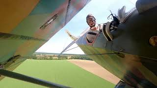 Fokker DVII at the Geneseo Airshow 4 June 2023 [upl. by Gregorio]