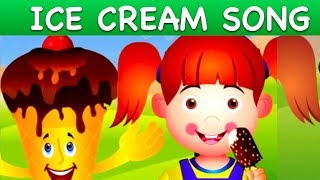 Ice Cream Song  Nursery Rhymes For Children [upl. by Yelreveb]