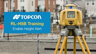 Enable Height Alert Topcon RLH5B [upl. by Guild]