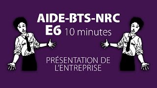 BTS NRC Diaporama E6 Présentation de lentreprise [upl. by Yrhcaz722]