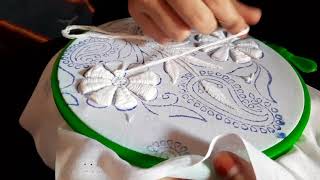 Chikankari Embroidery chikankari handicrafts handstitch lucknow design artisan craft [upl. by Steven891]