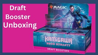 MTG Unboxing  Kamigawa Neon Dynasty  Draft Booster Box [upl. by Laro]