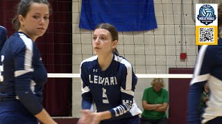 Emily Peckham is Ledyards anchor on the volleyball court [upl. by Arahsit]