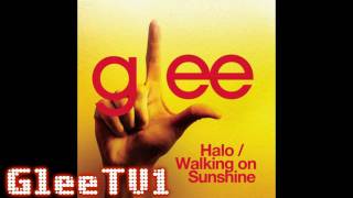 Glee Cast  HaloWalking on Sunshine Cover HQ [upl. by Anirual734]