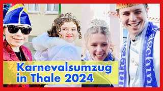 20 Karnevalsumzug in Thale im Harz  Karneval 2024 [upl. by Carrick799]