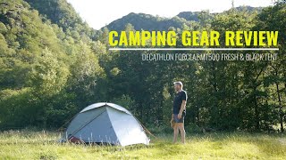 DECATHLON FORCLAZ MT 500 FRESH amp BLACK TENT REVIEW [upl. by Semyaj586]