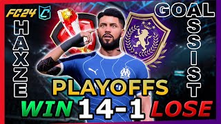 PRO CLUB DIVISION PLAYOFFS 14 WIN  1 LOSE ★ GOAL amp ASSIST HIGHLIGHTS ► EA FC 24 [upl. by Acinomal]