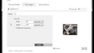 Resizing images with reaConverter [upl. by Ranice]