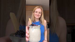 Blended Overnight Oats overnightoats breakfastideas shorts [upl. by Nesto]