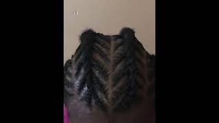 cornrow braids on 4c hair 4chair braids cornrows handmadewithlove [upl. by Wendolyn]