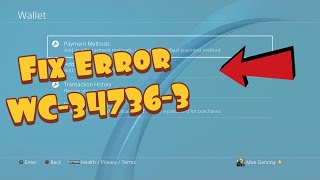 How To Fix PS4 Error WC347363 [upl. by Phelps]