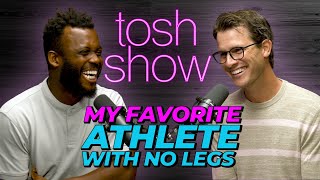 My Favorite Athlete With No Legs  Blake Leeper  Tosh Show [upl. by Aznofla871]