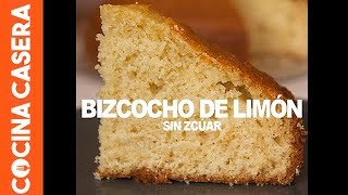 Bizcocho de Limón Sin Azúcar [upl. by Ydospahr]