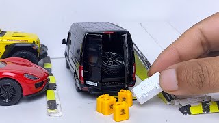 A working Cargo Van  MercedesBenz Sprinter 143 Diecast Model Car [upl. by Jena]