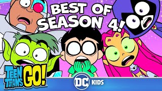 Season 4 BEST Moments Part 1  Teen Titans Go  dckids [upl. by Herzog613]