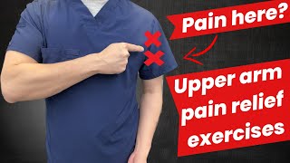 Pain over upper arm Pain relief exercises in seconds [upl. by Orual359]