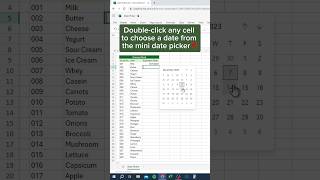 NEW Date Picker in Excel for Web‼️ excel [upl. by Waxler]