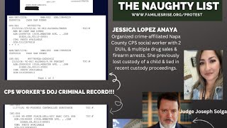 Napa County CPS worker has extensive criminal background and organized crime affiliations [upl. by Flagler]