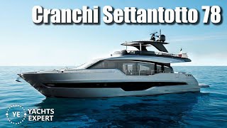 Cranchi Settantotto 78 Dusseldorf Boat Show 2024  Yachts Expert cranchisettantotto78 [upl. by Ijneb667]