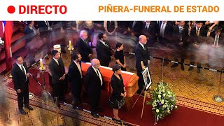 SEBASTIÁN PIÑERA FUNERAL de ESTADO al EXPRESIDENTE DE CHILE  RTVE NOTICIAS [upl. by Tterb]