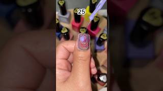 Reto 200 capas de esmalte😱 nails naildesign nailhacks naildesignathome shorts nailtrends [upl. by Ynaffik722]