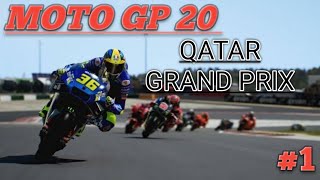 LUSAIL STADIUM OF QATAR  MOTO GP 20  PS4 GAMEPLAY 1 [upl. by Edas636]