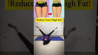 Lose Thigh Fat Fast at Home Simple and Best Exercises by trimukyoga [upl. by Petey]