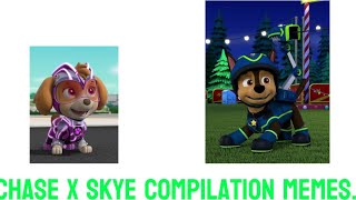 Chase x Skye Compilation Memes capcut skaseforeverpawpatrol nicktoons [upl. by Primavera]