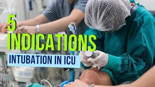 Endotracheal intubation indication amp contraindication in ICU [upl. by Mansoor]