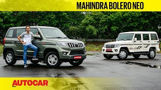 2021 Mahindra Bolero Neo review  Out goes the TUV300 in comes the Bolero Neo  Autocar India [upl. by Nyrhtak]