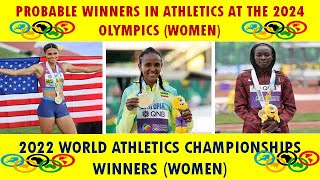 Players who could be potential winners of athletics at 2024 OlympicsWomenolympics olympic2024 [upl. by Ennovyahs656]