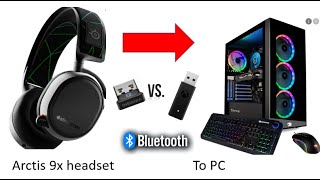 SteelSeries Arctis 9x connecting to pc help bluetooth [upl. by Rephotsirhc]